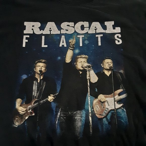 2016 Gildan Men's Rascal Flatts Short Sleeve Concert T Shirt in Size XL - Picture 1 of 7